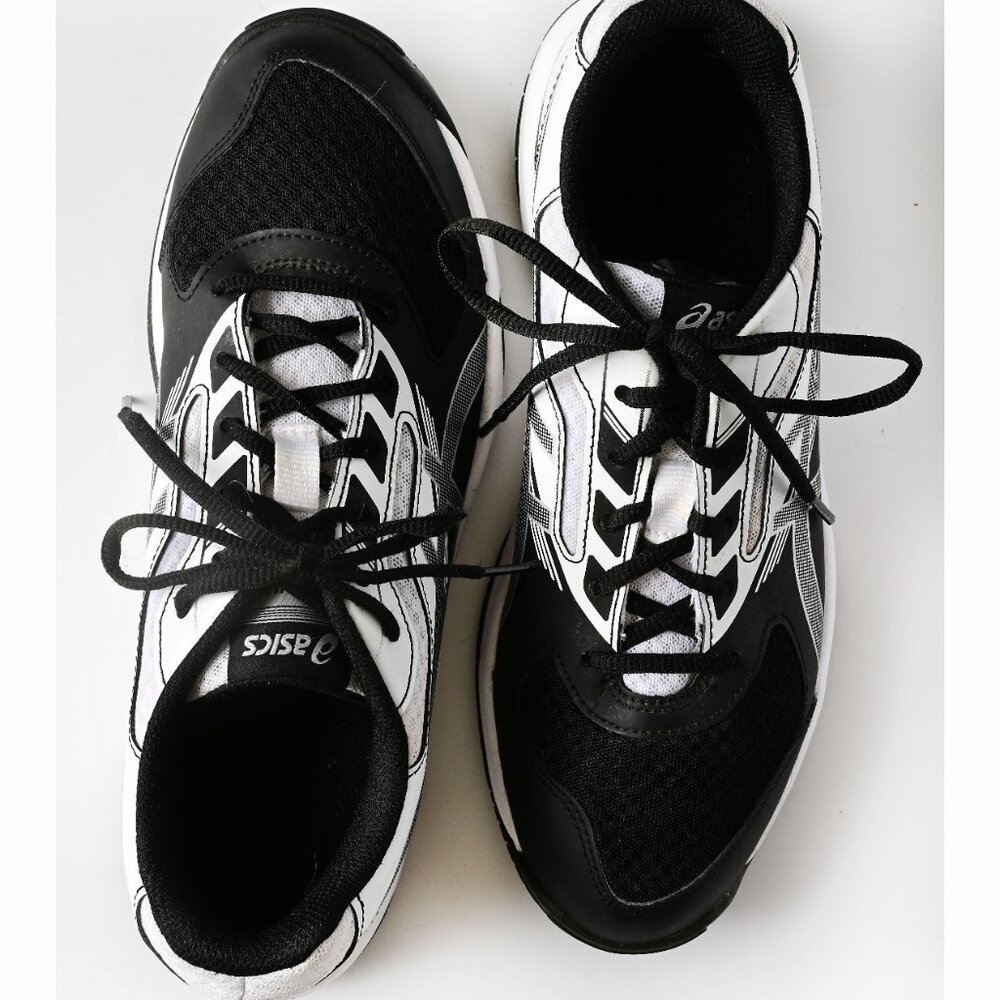 ASICS Gel  2 Trainers/ Sneakers  in Black & White, Size 9.5 - Picture 11 of 12